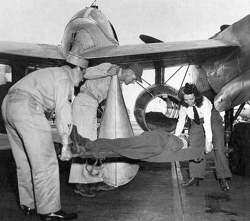 Illustration for article titled P-38 casevac pod: Amazing view but probably pretty loud